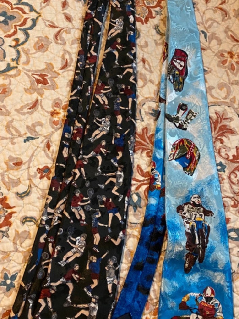 Necktie Set features Sports and Motocross - By Concerto and Florence